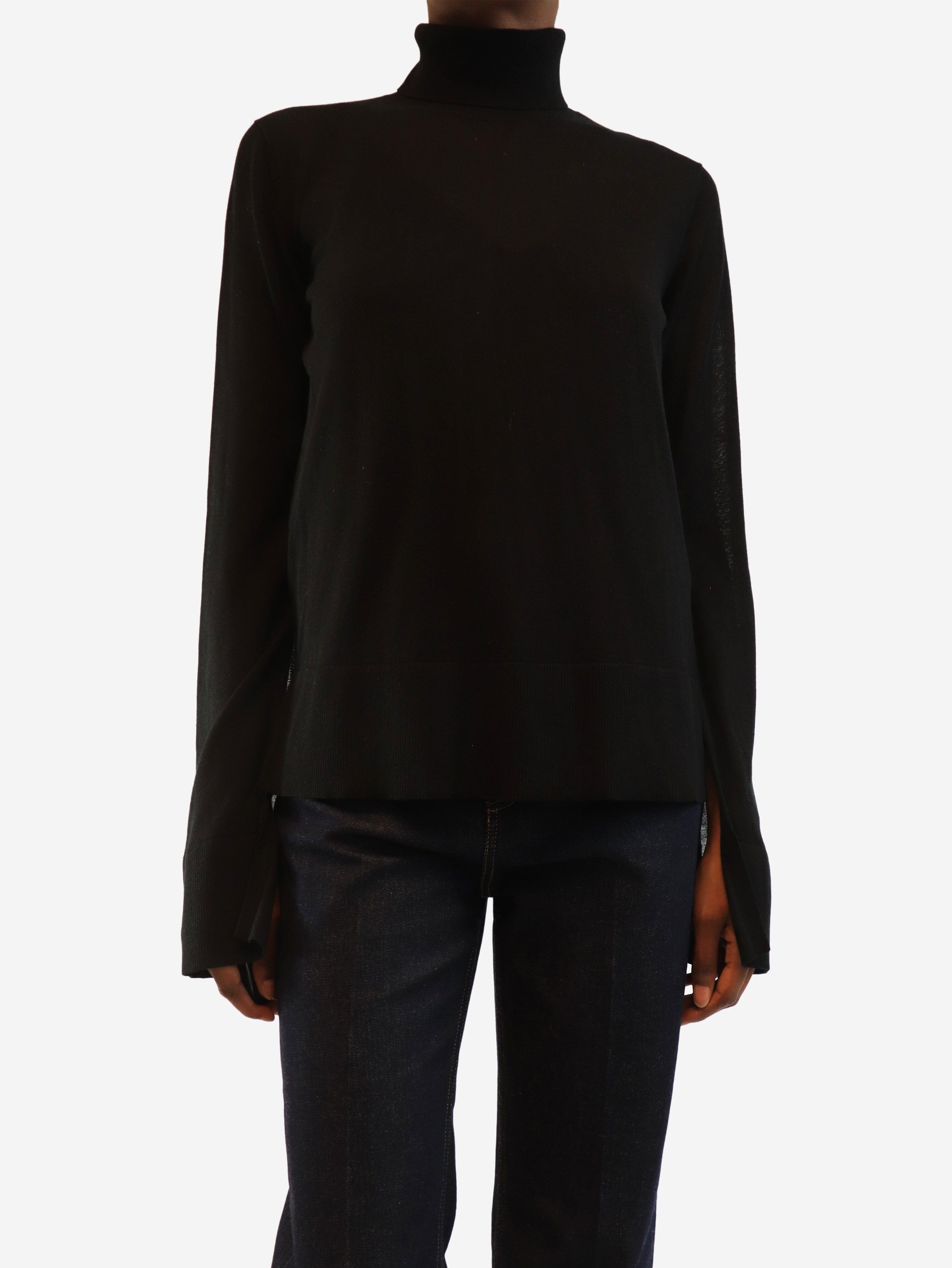 Black turtleneck knit sweater - size XS Knitwear Toteme 