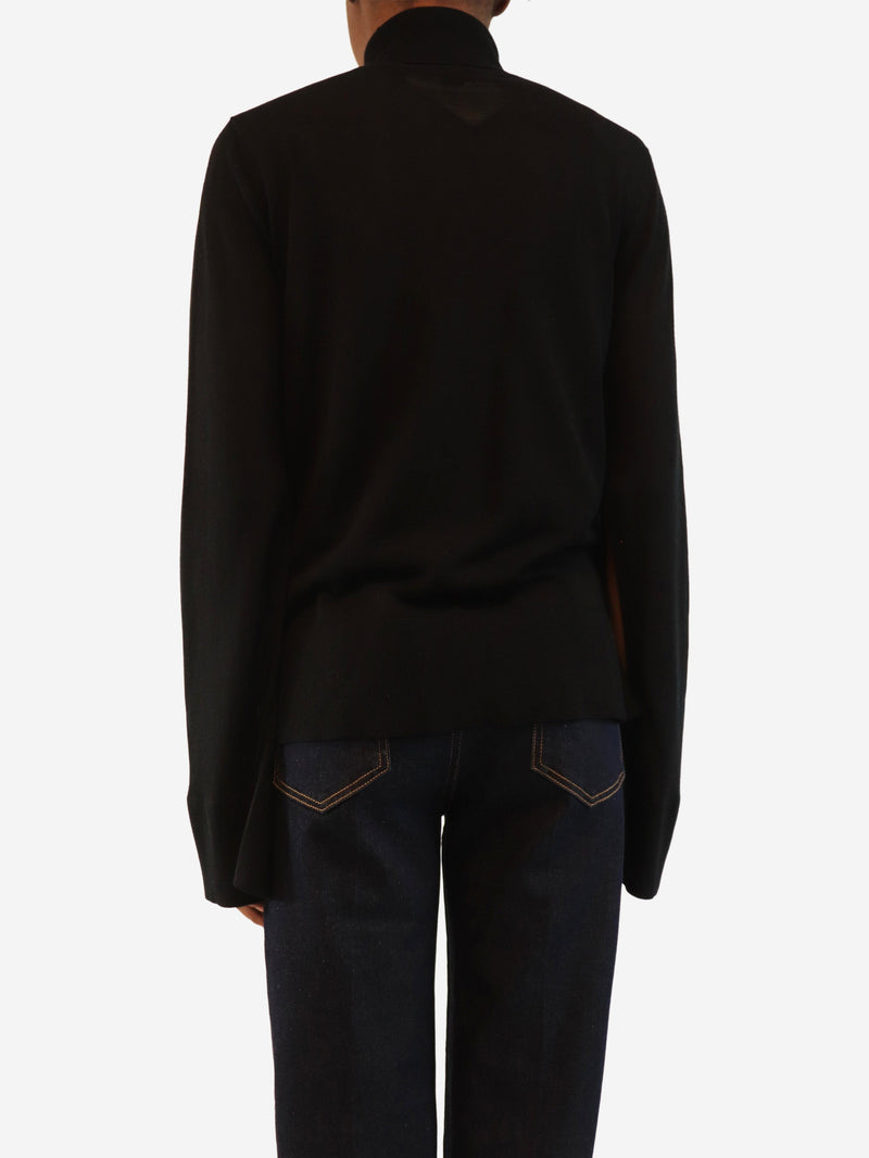 Black turtleneck knit sweater - size XS Knitwear Toteme 