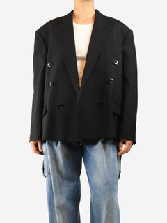 Black Klero double-breasted jacket - size UK 10 Coats & Jackets Isabel Marant 