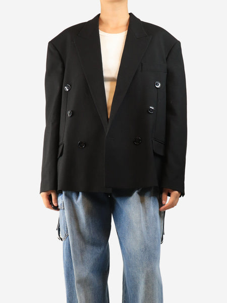 Black Klero double-breasted jacket - size UK 10 product image