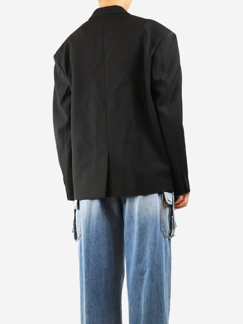 Black Klero double-breasted jacket - size UK 10 Coats & Jackets Isabel Marant 