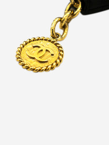Chanel Black gold hardware Medallion Caviar 2008 tote