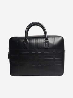 Black leather briefcase Luggage & Travel Bags Burberry 
