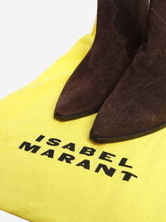 Brown suede ankle boots - size EU 39 Boots Isabel Marant 