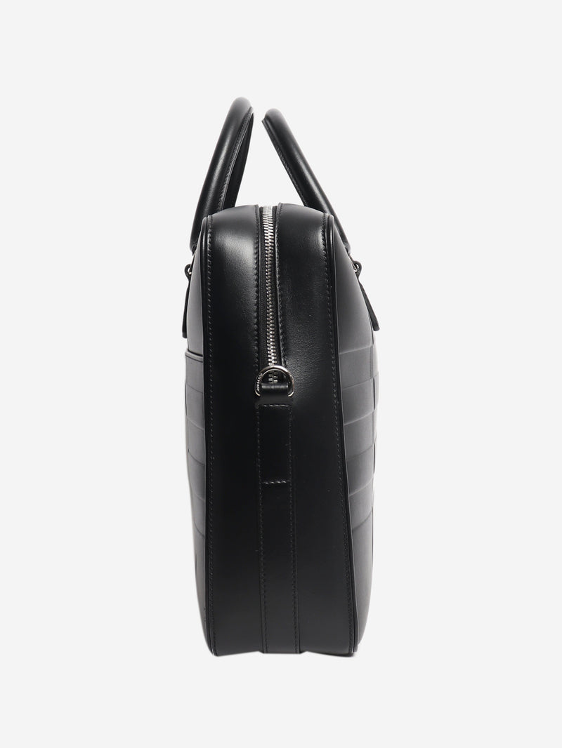 Black leather briefcase Luggage & Travel Bags Burberry 