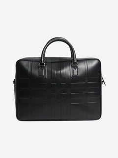 Black leather briefcase Luggage & Travel Bags Burberry 