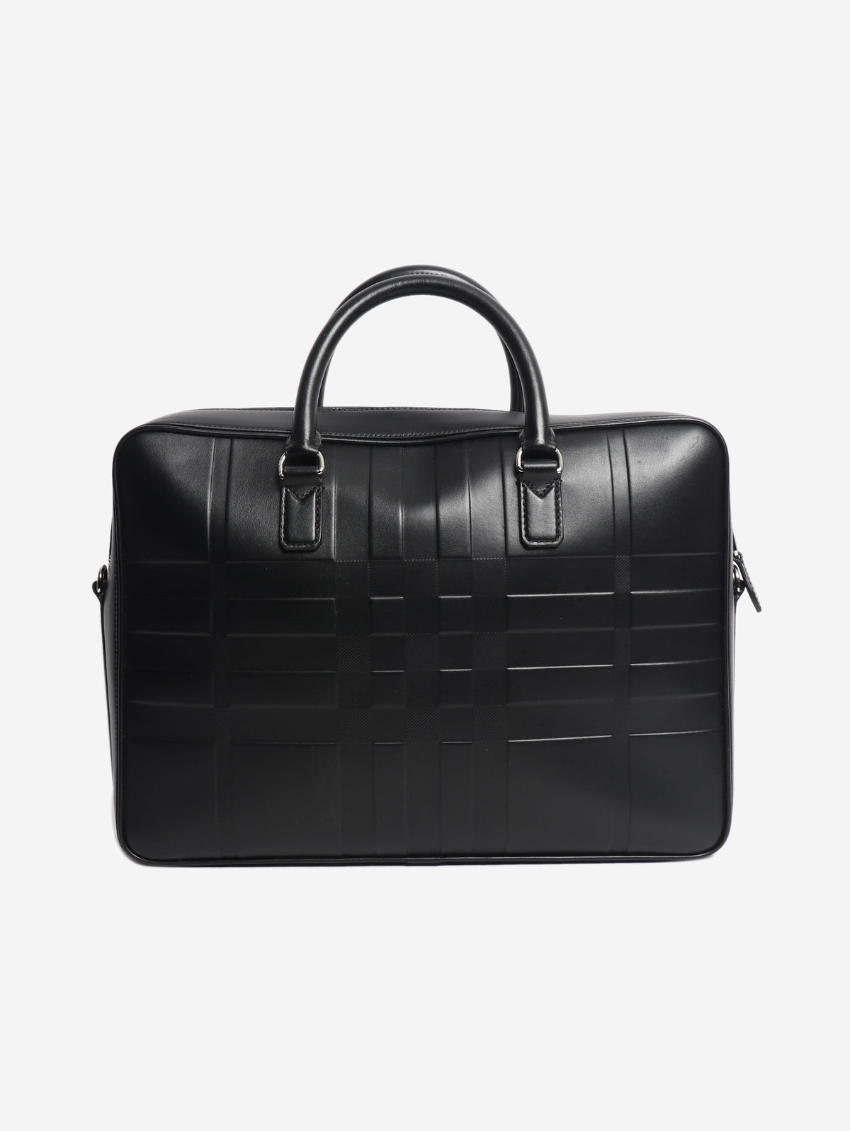 Black leather briefcase Luggage & Travel Bags Burberry 