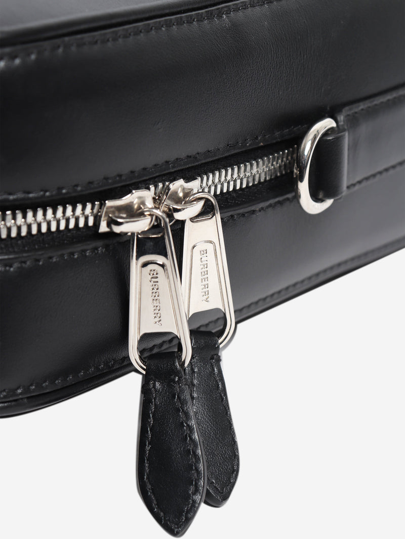 Black leather briefcase Luggage & Travel Bags Burberry 