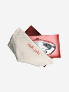 Cult Gaia Silver Caldera clutch bag