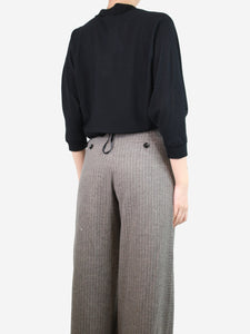 Michael Kors Black wool open cardigan - size S