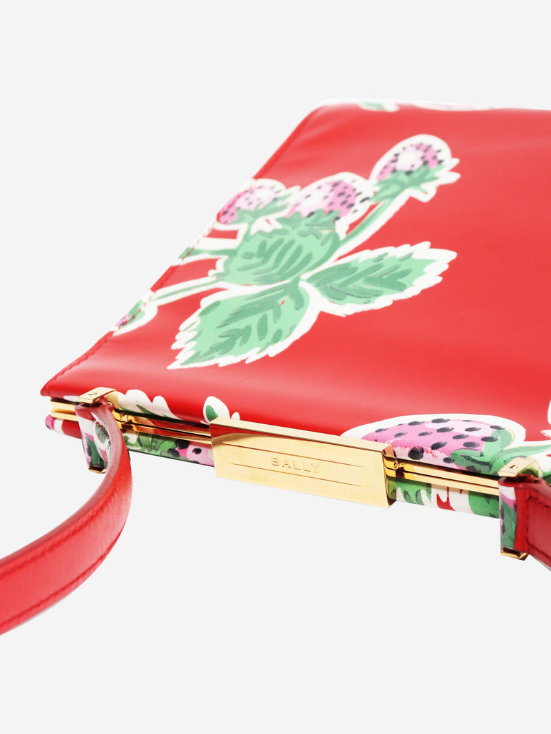 Strawberry print shoulder bag Bags Bally 