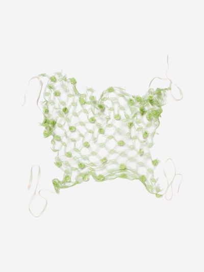 2016 runway green pom-pom bib Necklaces Prada 