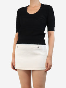 ME+EM ME+EM Black knit top - size UK 8