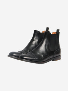 Church's Black leather ankle boots - size EU 40