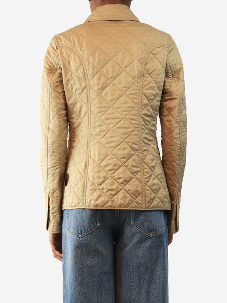 Beige quilted jacket - size XS alternate image
