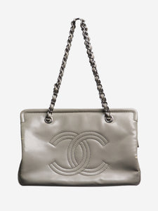 Chanel Light grey 2010 CC tote bag