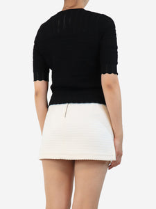 ME+EM ME+EM Black knit top - size UK 8