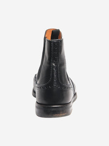 Church's Black leather ankle boots - size EU 40