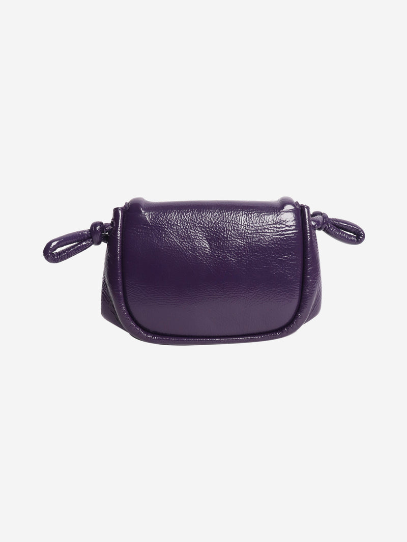 Purple Becco triangle flap crossbody bag Cross-body bags Bottega Veneta 