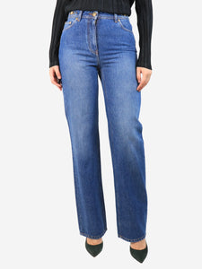 Versace Blue straight-leg jeans - size UK 8