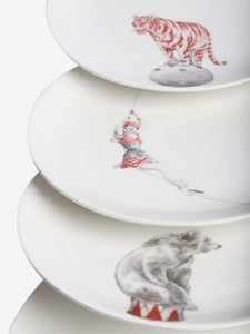 Laboratorio Paravicini White Circus 4 plate set