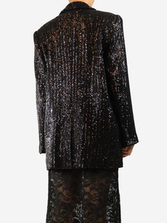 Black Sara sequin blazer - size S Coats & Jackets Anine Bing 