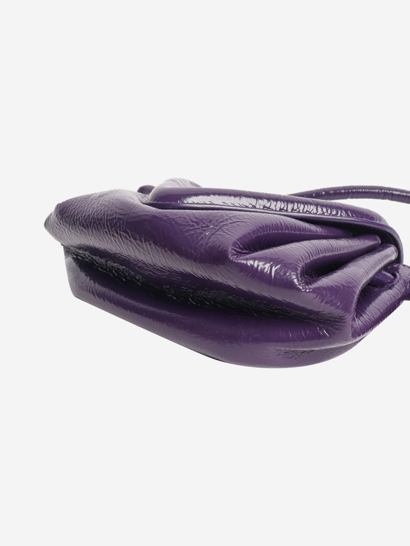 Purple Becco triangle flap crossbody bag Cross-body bags Bottega Veneta 