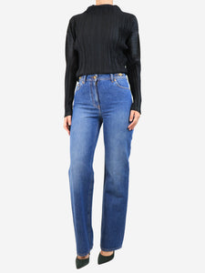 Versace Blue straight-leg jeans - size UK 8