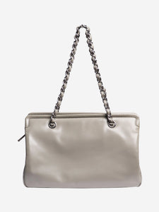 Chanel Light grey 2010 CC tote bag