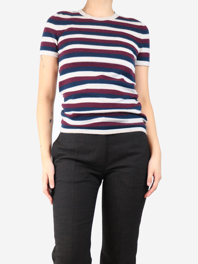 Multicolour striped cashmere sweater - size UK 10 Knitwear Chanel 