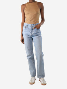 Agolde Light blue straight-leg jeans - size UK 6