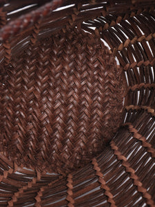 Dragon Diffusion Dark brown small Jane Birkin basket bag