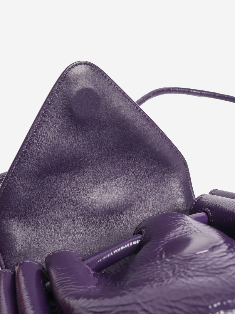 Purple Becco triangle flap crossbody bag Cross-body bags Bottega Veneta 