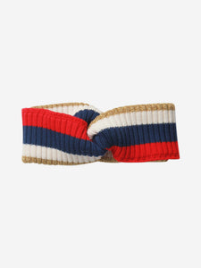 Gucci Blue Sylvie web knit headband