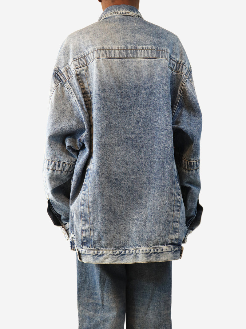 Blue oversized denim jacket - size XS