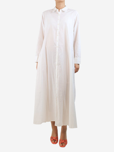 White cotton midi shirt dress - size S Dresses Xirena 