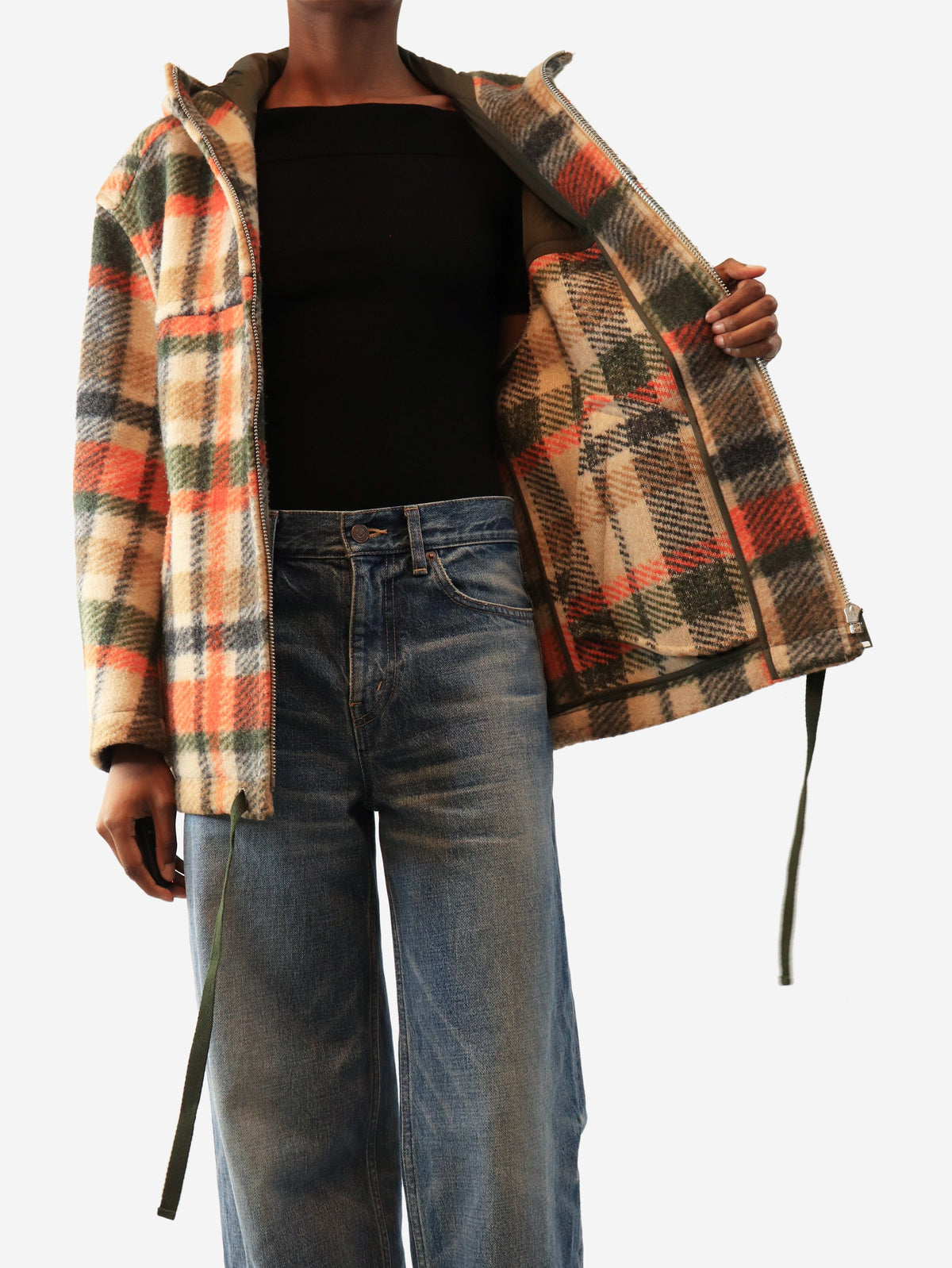 Beige and orange Kurt coat - size S Coats & Jackets Marant 