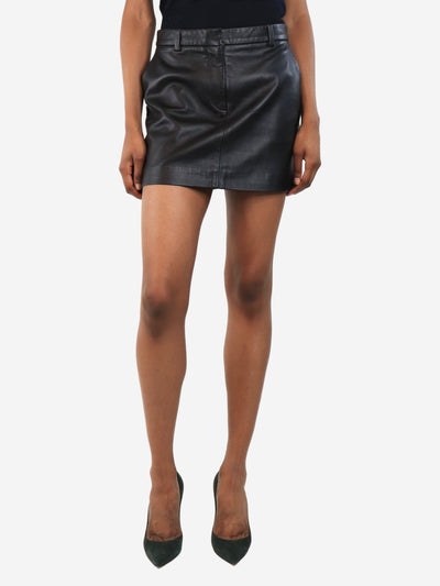 Black leather mini skirt - size XS Skirts Nili Lotan 