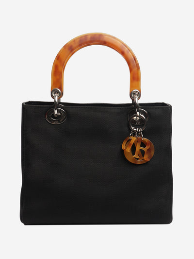 Black vintage 1998 nylon Lady Dior bag Tote Bags Dior 