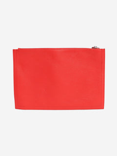 Red Antigona grained leather clutch Clutch bags Givenchy 
