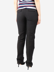The Row Coffee brown Selvie trousers - size UK 8