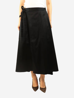 Black Alix wrap skirt - size UK 16 Skirts Joseph 