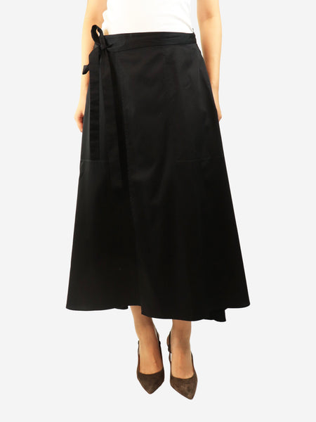 Black Alix wrap skirt - size UK 16 product image