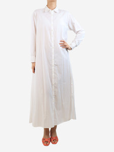 Xirena White cotton midi shirt dress - size S