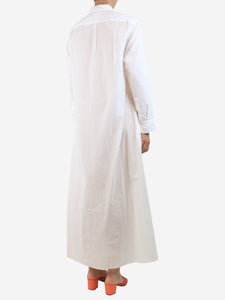 Xirena White cotton midi shirt dress - size S