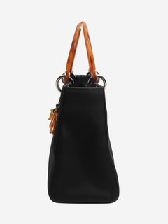 Black vintage 1998 nylon Lady Dior bag Tote Bags Dior 