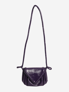Purple Becco triangle flap crossbody bag Cross-body bags Bottega Veneta 