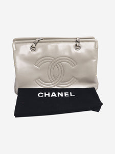 Chanel Light grey 2010 CC tote bag