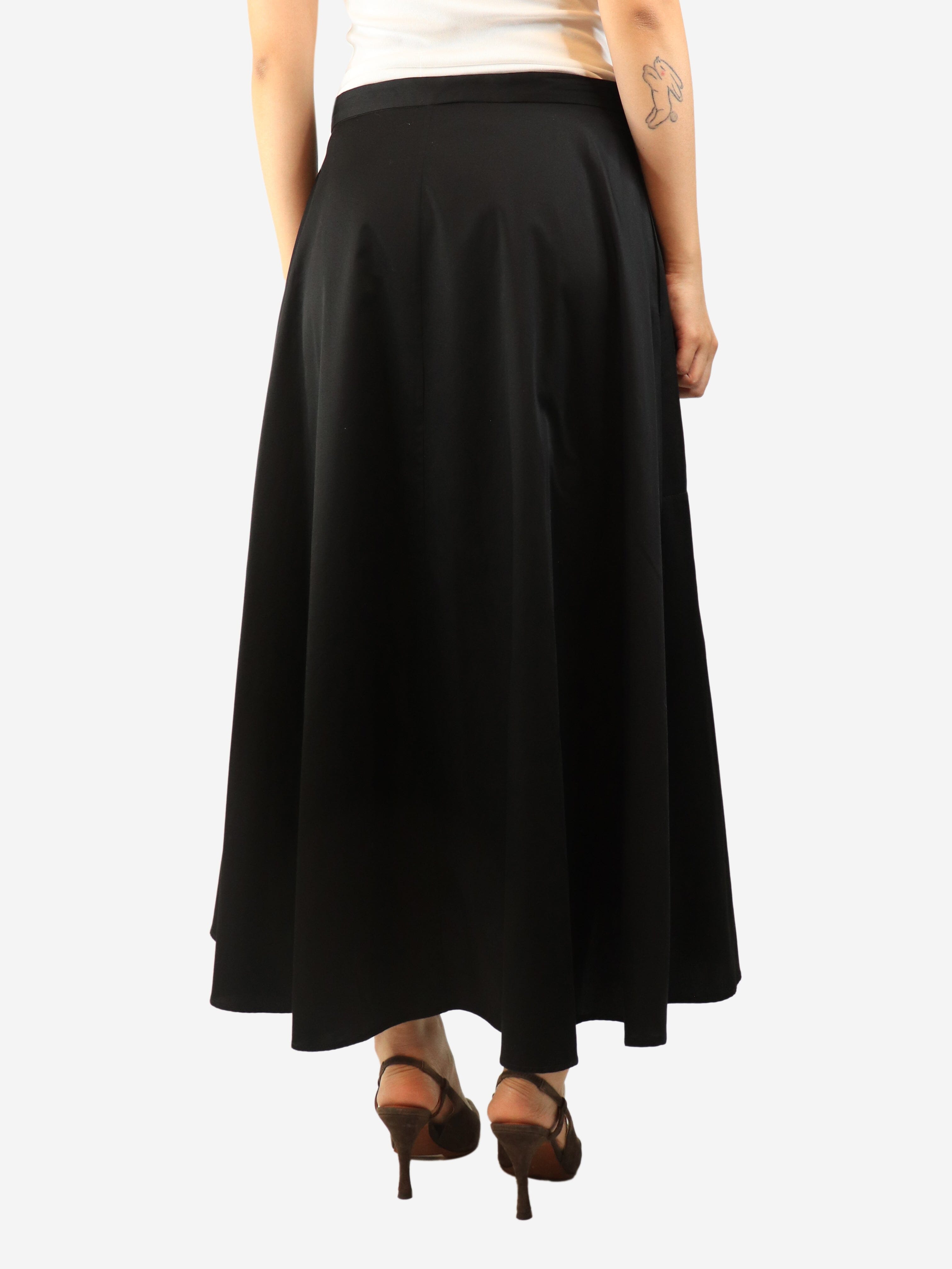 Black Alix wrap skirt - size UK 16 Skirts Joseph 