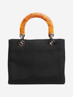 Black vintage 1998 nylon Lady Dior bag Tote Bags Dior 